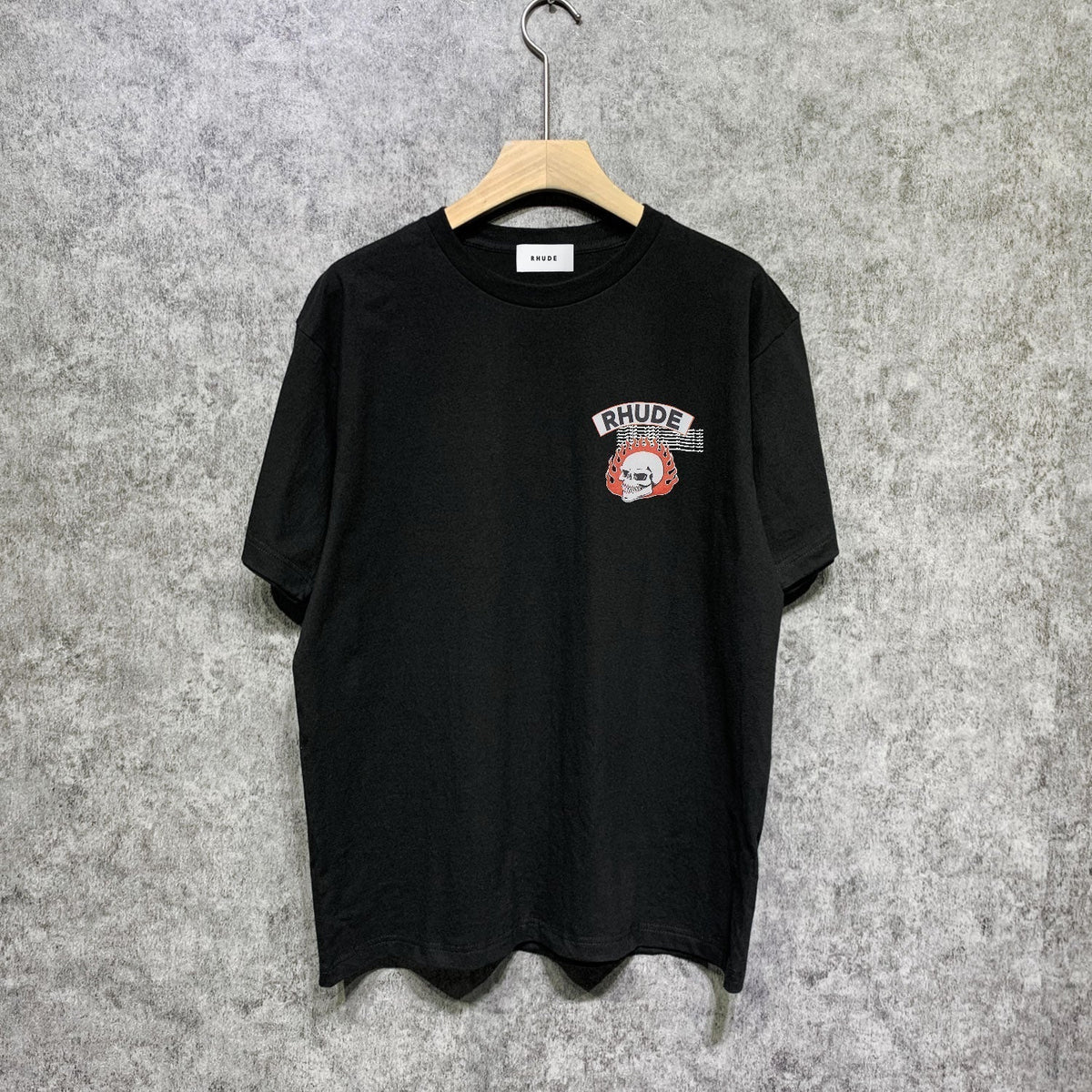 Rhude T-shirts Printed Trendy Pure Cotton