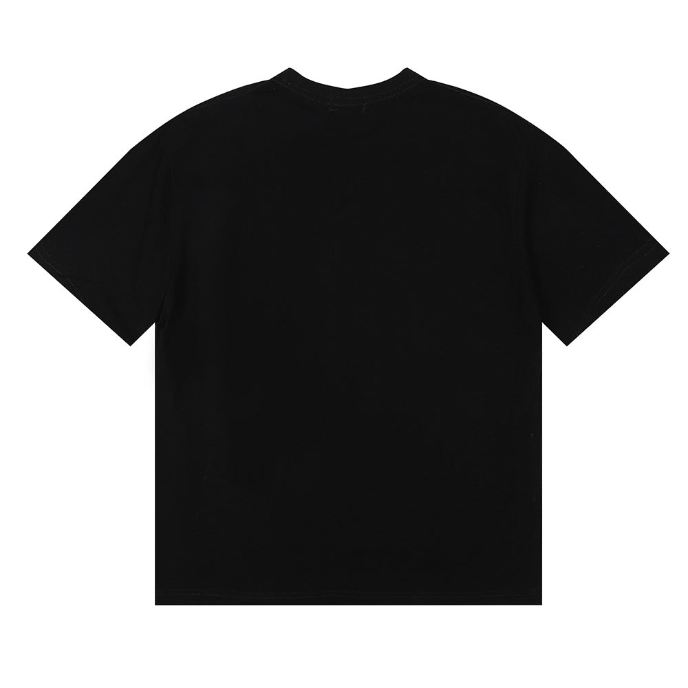 Rhude T-shirt Racing Track Letter Print Short Sleeve T-shirt